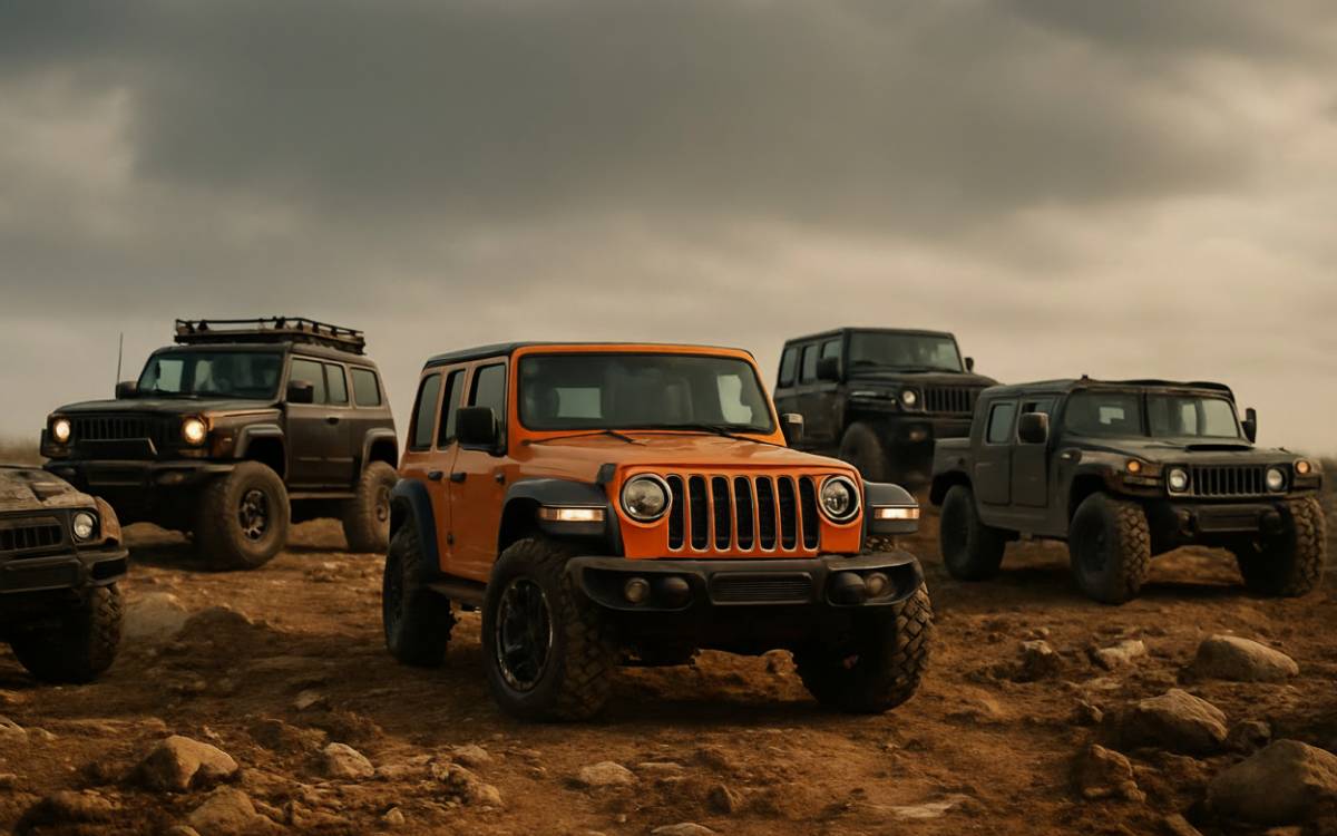 Top 6 vehicles for rough terrain